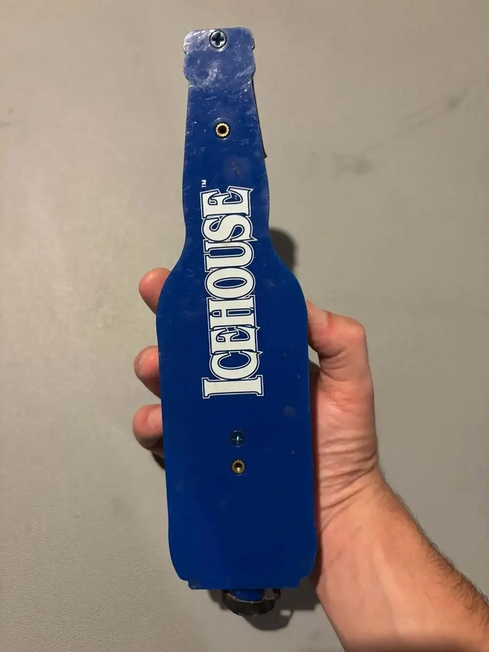 Icehouse beer bottle